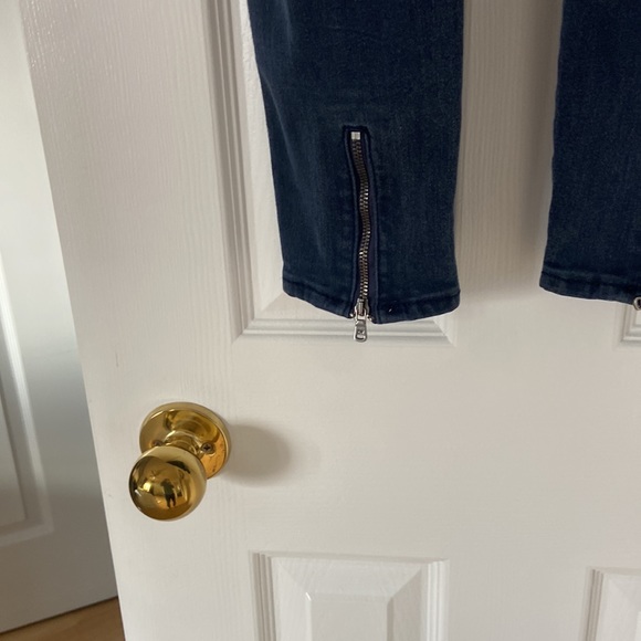 Zara low rise, biker style Jean - Picture 6 of 7